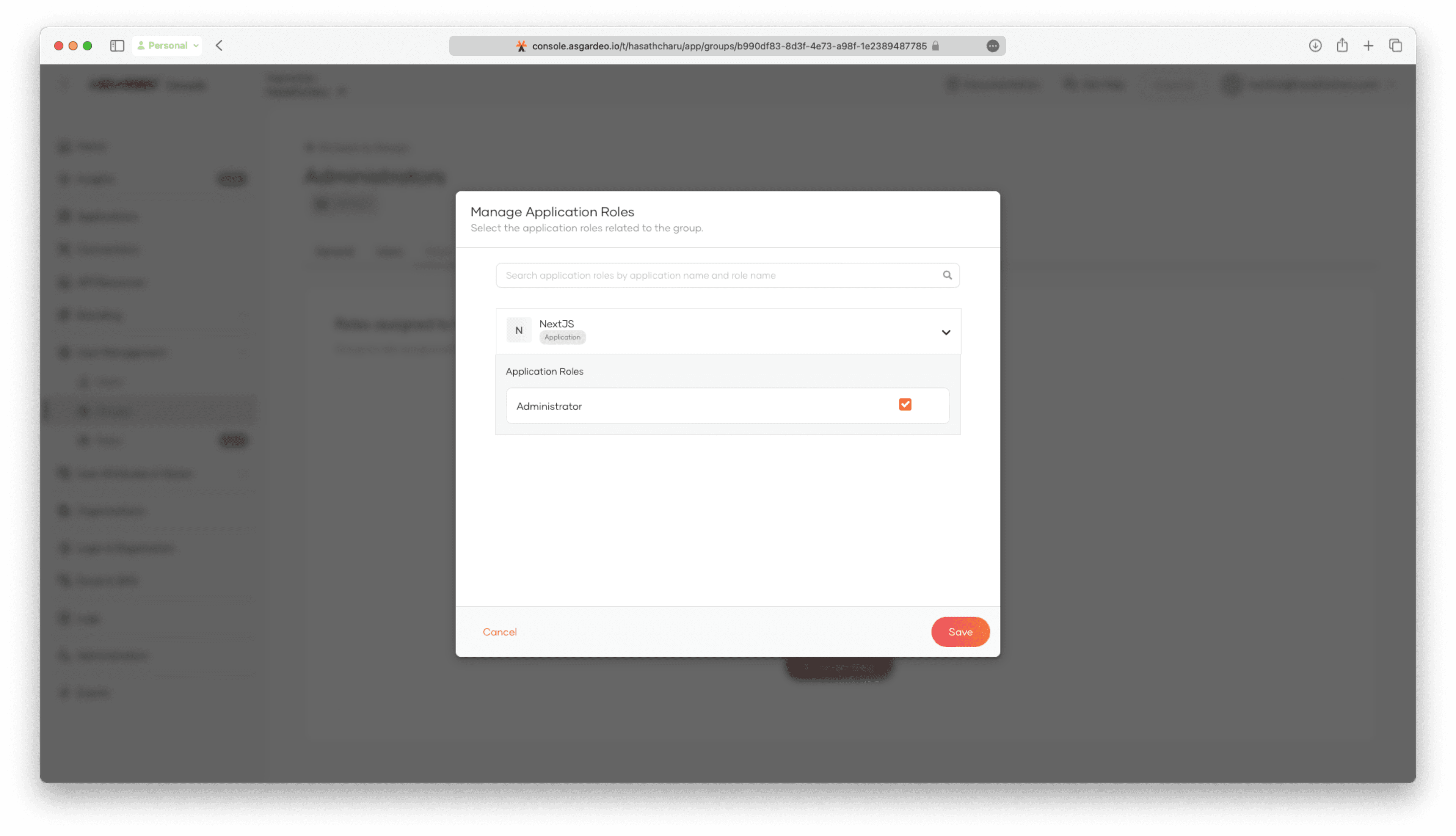 Assign the role to Administrators group
