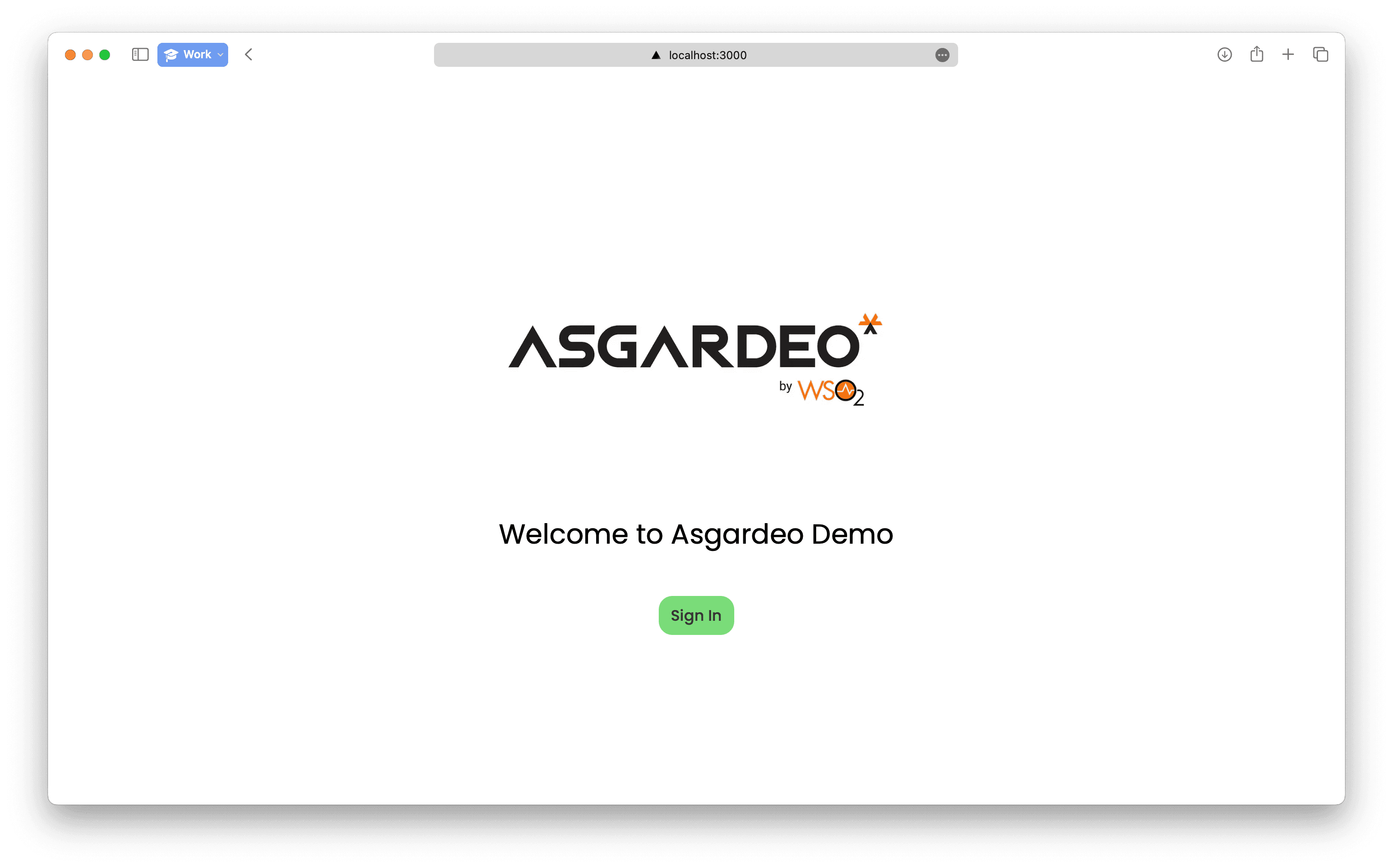 App Index Page