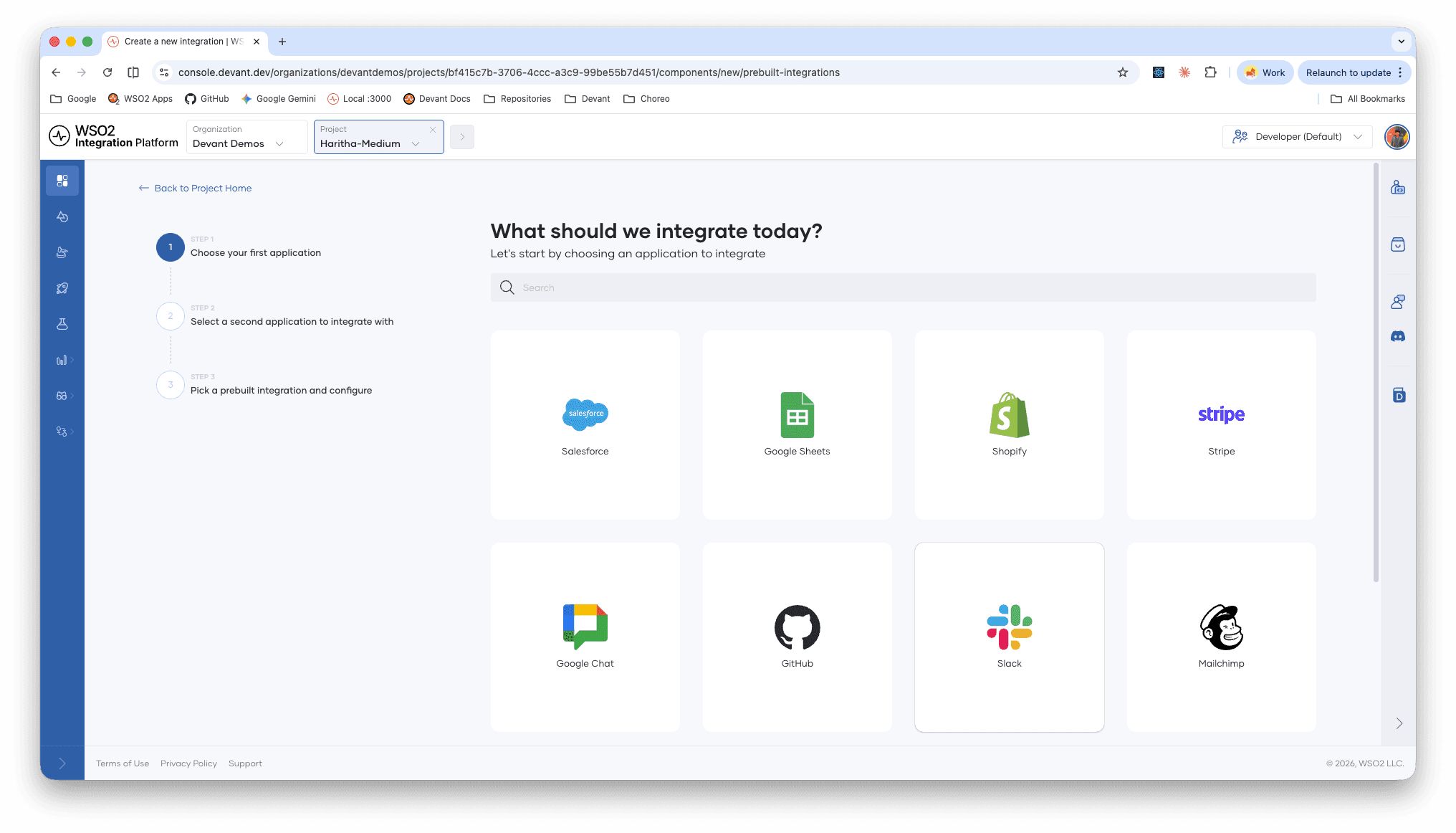 Integration Browser